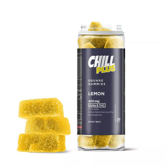 Chill Plus 20mg Delta 9 THC Gummies - Lemon